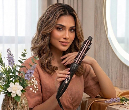 Slim Heated Hair Brush