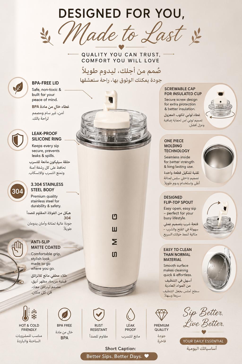 Premium Automatic Self-Stirring Electric Coffee Mug
