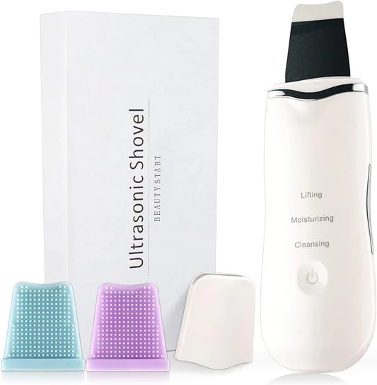 3-in-1 Ultrasonic Skin Scrubber & Deep Facial Cleanser