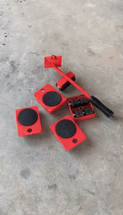 Heavy Duty Furniture Mover & Lifter Tool Set – Easy 360 Degree Moving Wheels