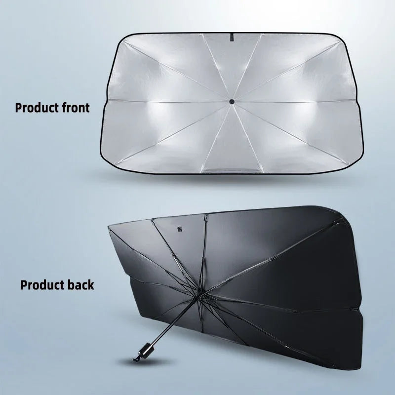 Premium Car Windshield Sun Shade Umbrella – Foldable Heat Insulator