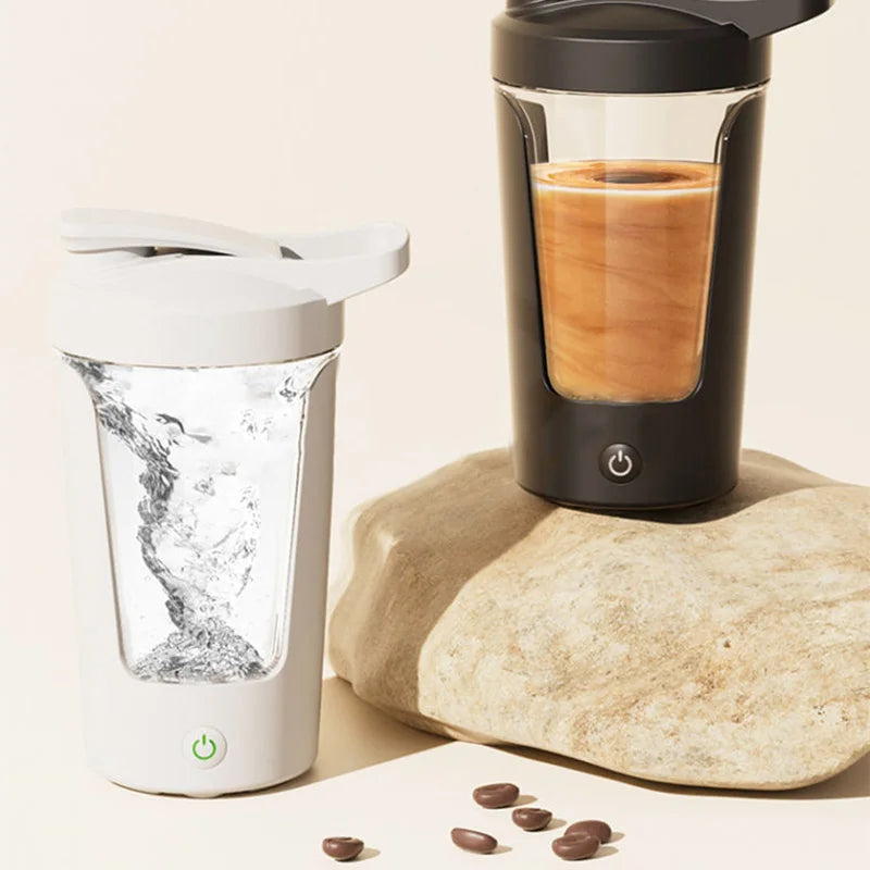 Automatic Electric Protein Shaker & Coffee Mixer Bottle