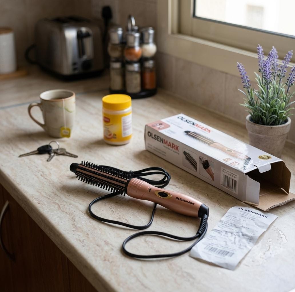 Slim Heated Hair Brush
