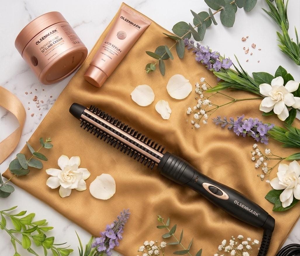 Slim Heated Hair Brush