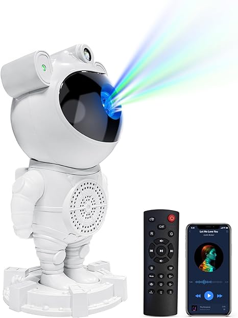 Astronaut Galaxy Night Light Star Projector