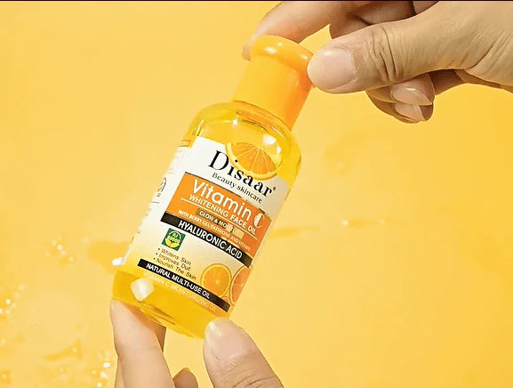 Disaar Vitamin C & Hyaluronic Acid Face Serum – Anti-Aging & Advanced Brightening Formula (75ml)