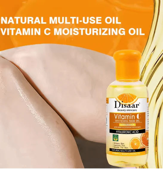 Disaar Vitamin C & Hyaluronic Acid Face Serum – Anti-Aging & Advanced Brightening Formula (75ml)
