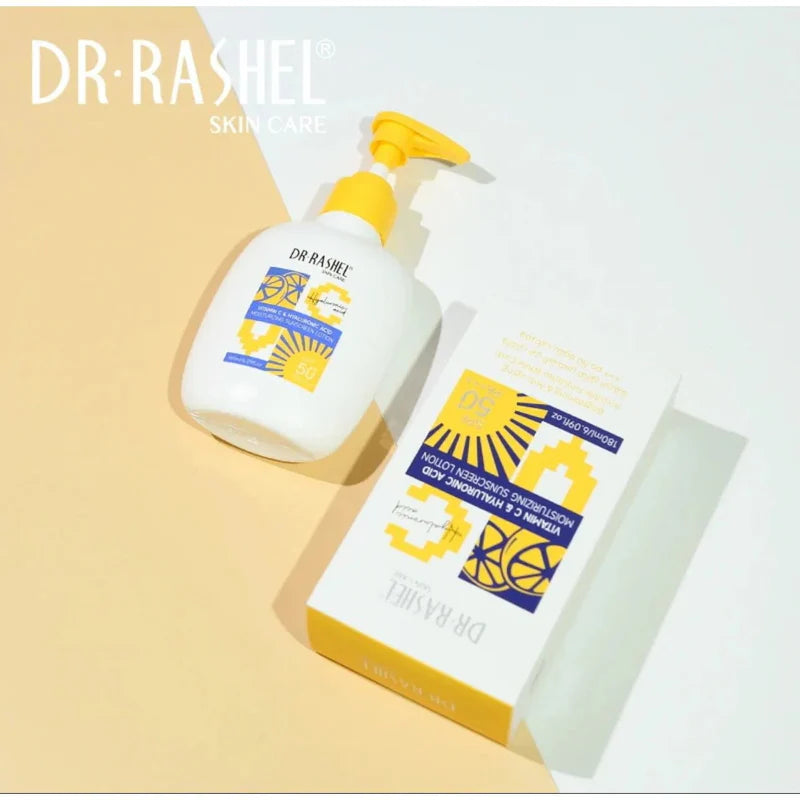Dr. Rashel Vitamin C & Hyaluronic Acid Face Serum – Brightening & Deep Hydration (50ml)