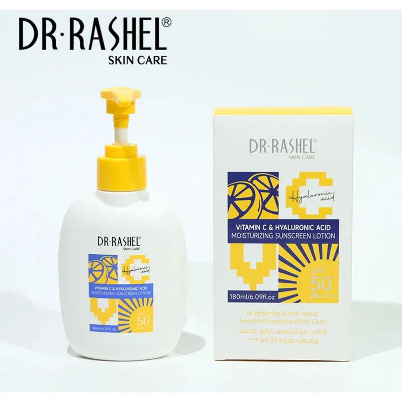 Dr. Rashel Vitamin C & Hyaluronic Acid Face Serum – Brightening & Deep Hydration (50ml)