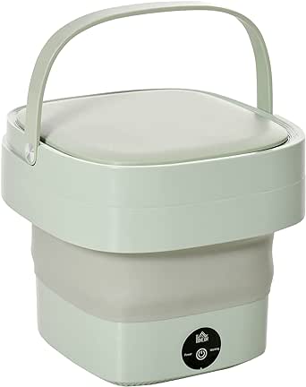 Portable Foldable Mini Washing Machine with Spin Dryer Bucket