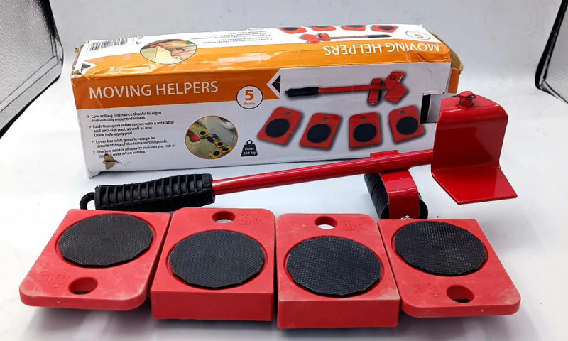 Heavy Duty Furniture Mover & Lifter Tool Set – Easy 360 Degree Moving Wheels