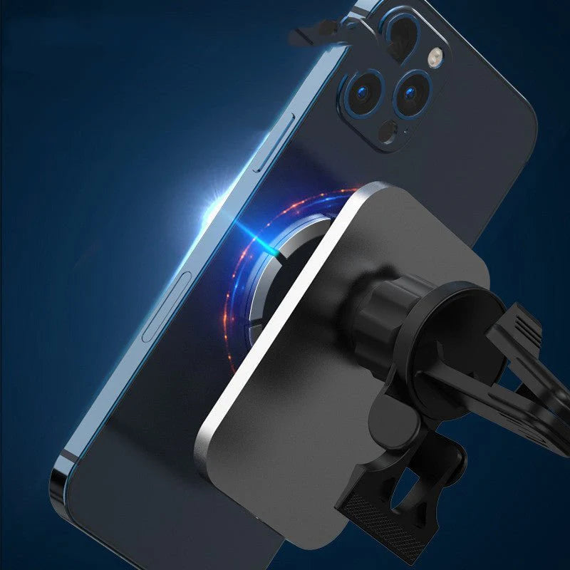 Zenvéra | MagSafe Compatible 15W Fast Magnetic Wireless Car Charger & Mount